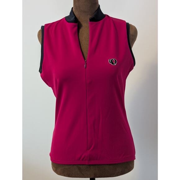 Pearl Izumi 2 Pc Lot Cycling Biking 3/4 Zip Tank & 1/4 Zip Pullover Pink Sz S - Picture 4 of 14